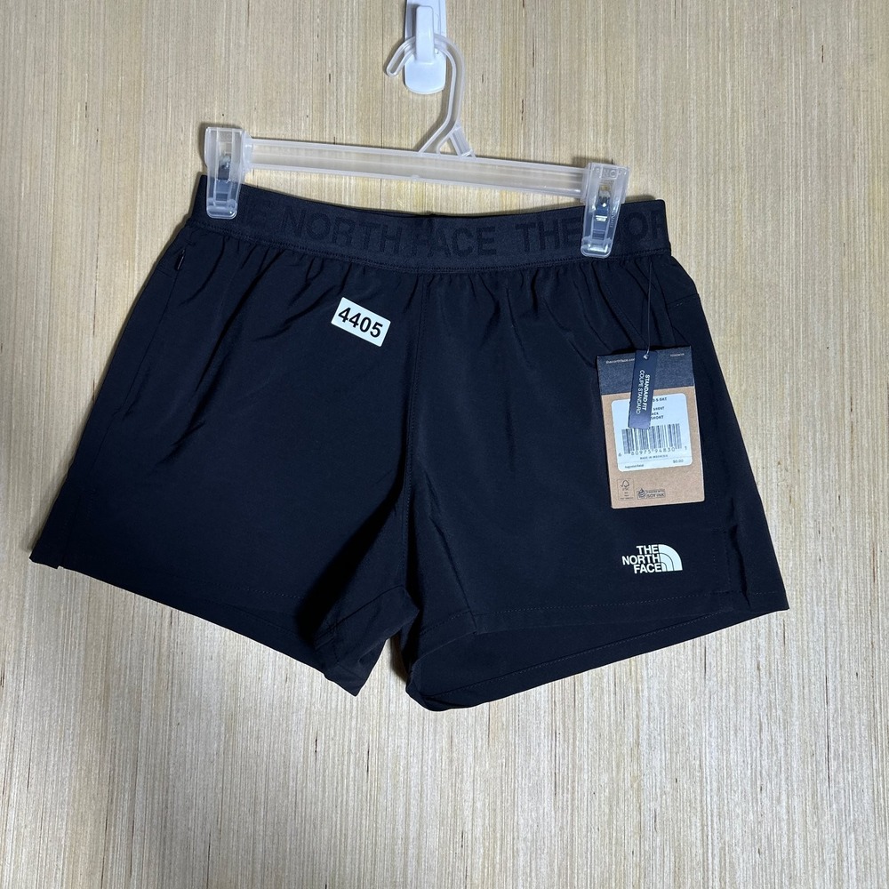 The North Face Wander Shorts Womens Small TNF Black Athletic Standard FIT $50